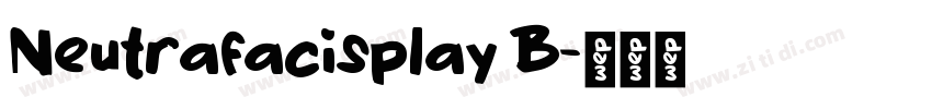 Neutrafacisplay B字体转换